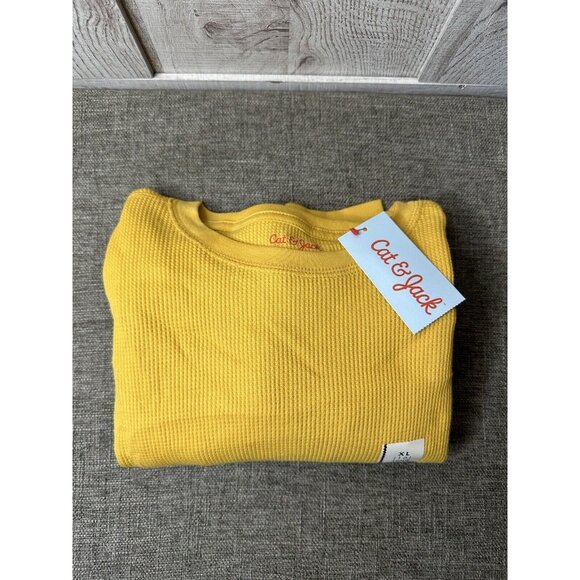 Skinny Jeans & Yellow Thermal Shirt Girls Size XL (16) and Free Socks - Picture 2 of 14